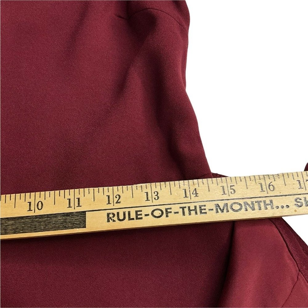 Joie Jumpsuit Womens Size 6 Mairead Garnet Wide Leg Capri Wrap Tie Nwt Msrp $348 - Picture 5 of 10